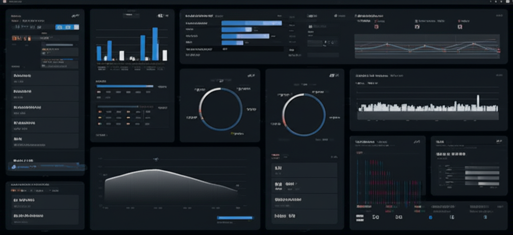 Modern tech dashboard